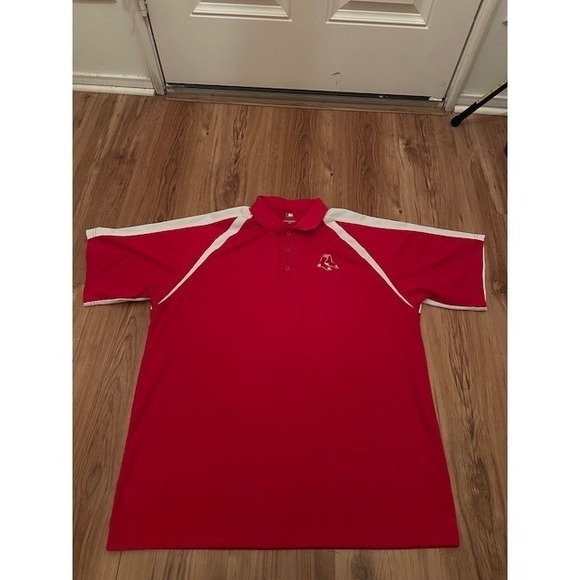 Mlb Genuine Merchandise Other - Boston Red Sox Polo Shirt Mens XL Red MLB Baseball Short Sleeve Athletic